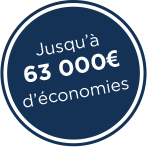 Jusqu'à 63 000€ d'économies