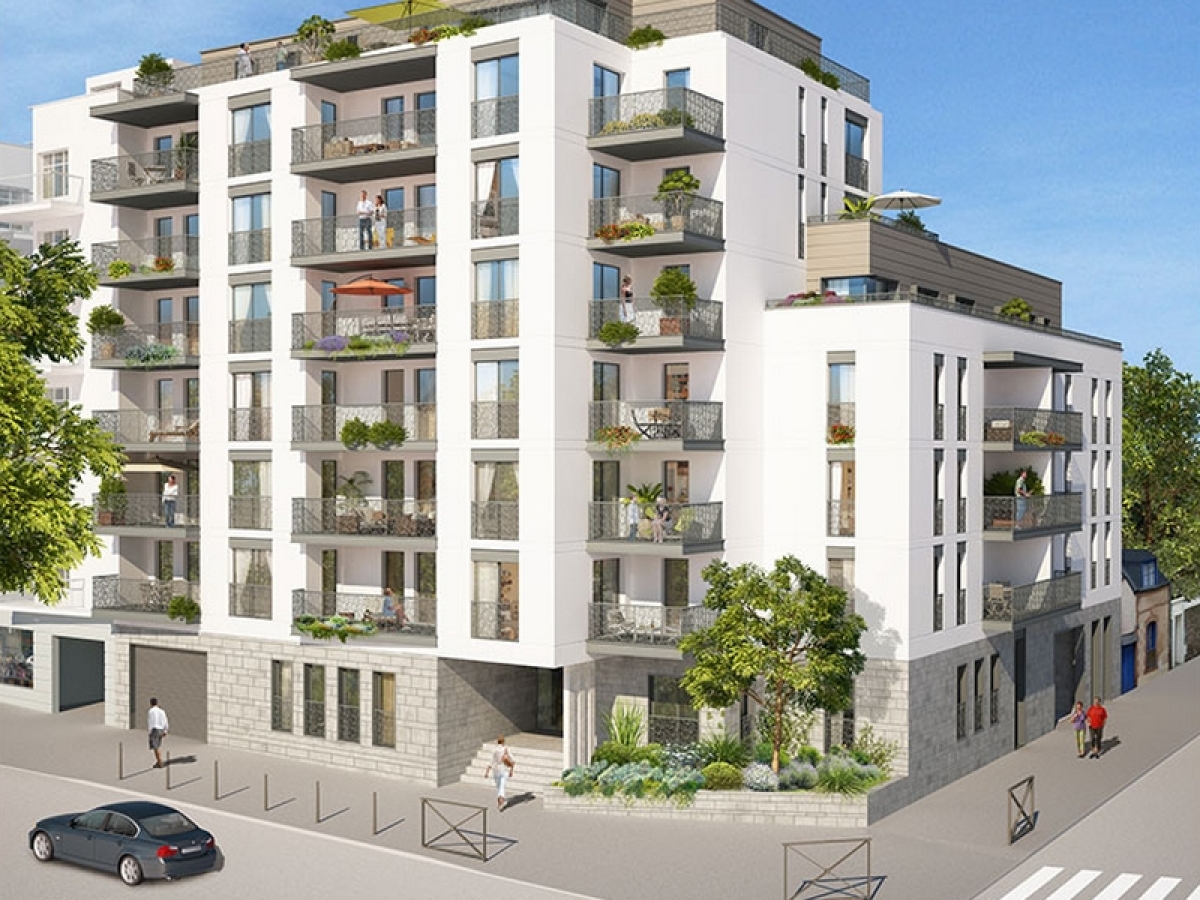 Programme neuf Locarno : Appartements neufs à Thabor – Saint-Hélier - Alphonse Guérin référence 4386, aperçu n°0