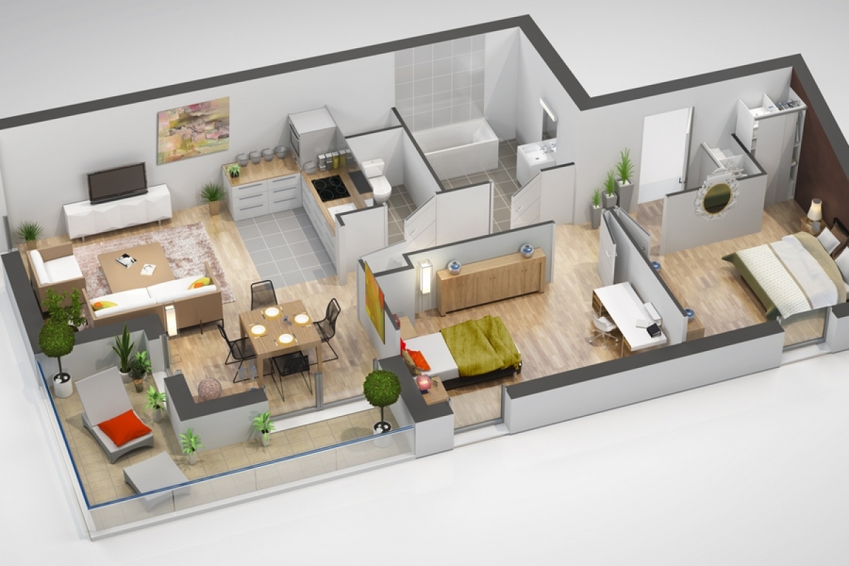 Programme neuf PIazza : Appartements neufs à Cleunay - Arsenal - Redon référence 4381, aperçu n°3