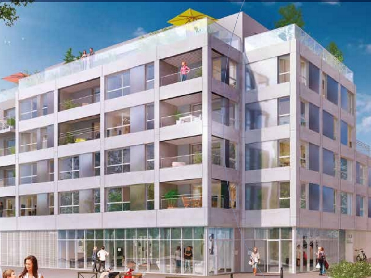 Programme neuf Rive West : Appartements neufs à Bourg-l'Évesque - la Touche - Moulin du Comte référence 3939, aperçu n°0