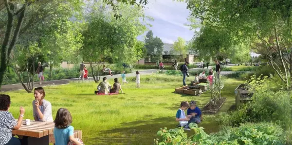 Les espaces verts prévus à ViaSilva Les espaces verts prévus à ViaSilva