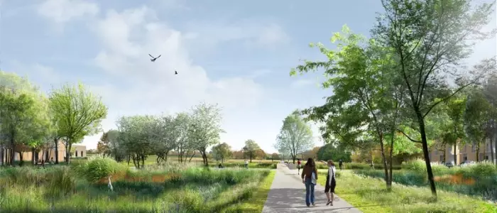 Les espaces verts prévus à ViaSilva Les espaces verts prévus à ViaSilva