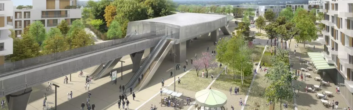 La future station de métro ViaSilva dans la zone de centralité d’Atalante -ViaSilva La future station de métro ViaSilva dans la zone de centralité d’Atalante -ViaSilva