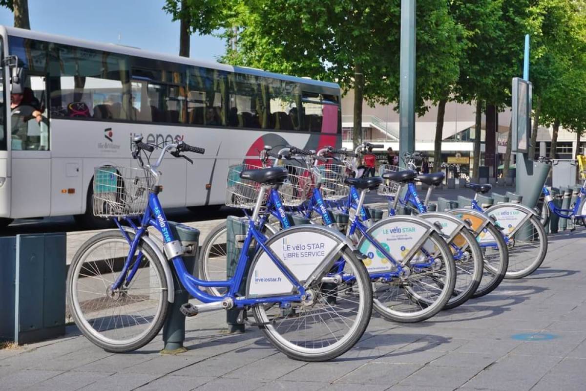 Les vélos star, en libre accès à Rennes