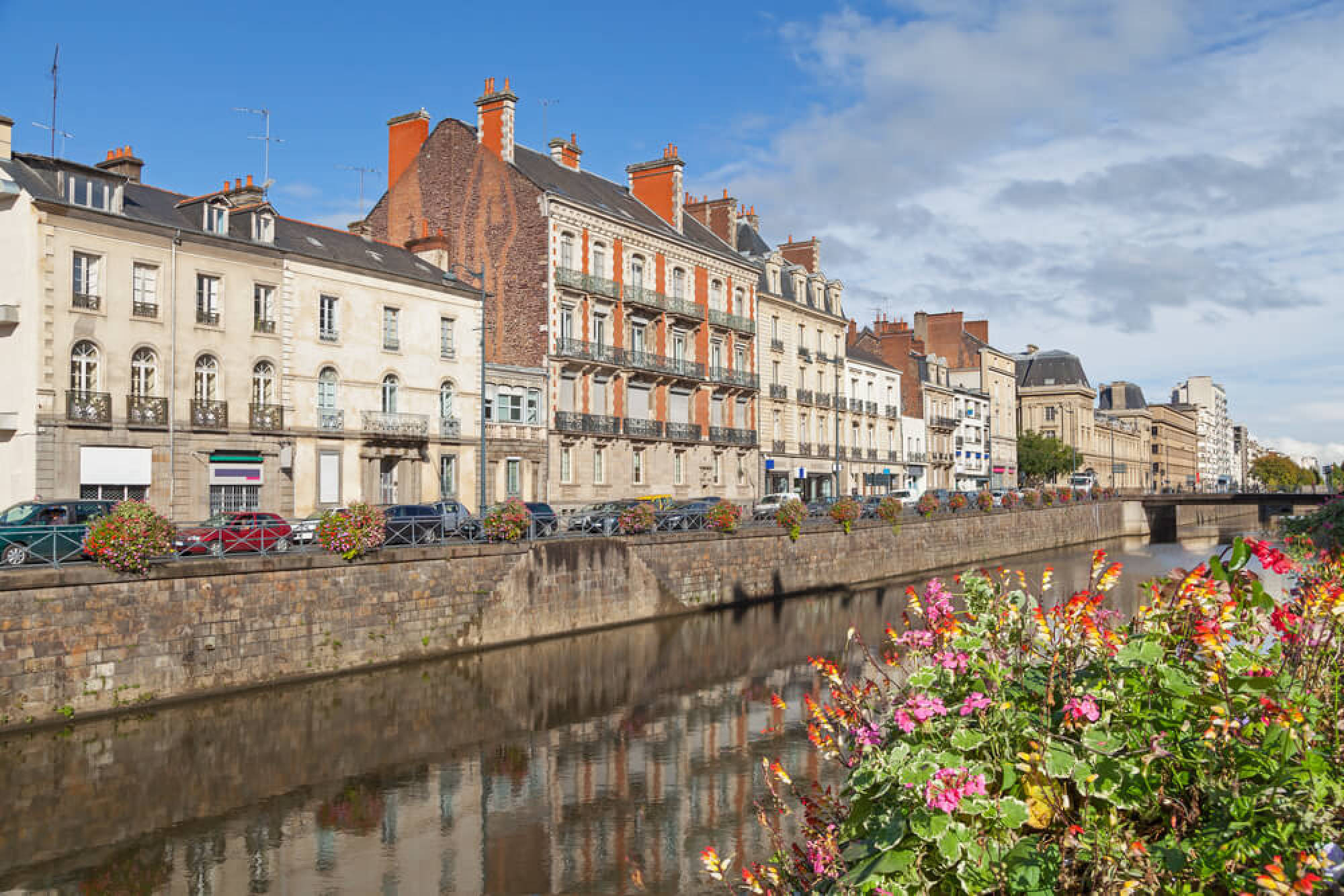 Les quais de la Vilaine à Rennes