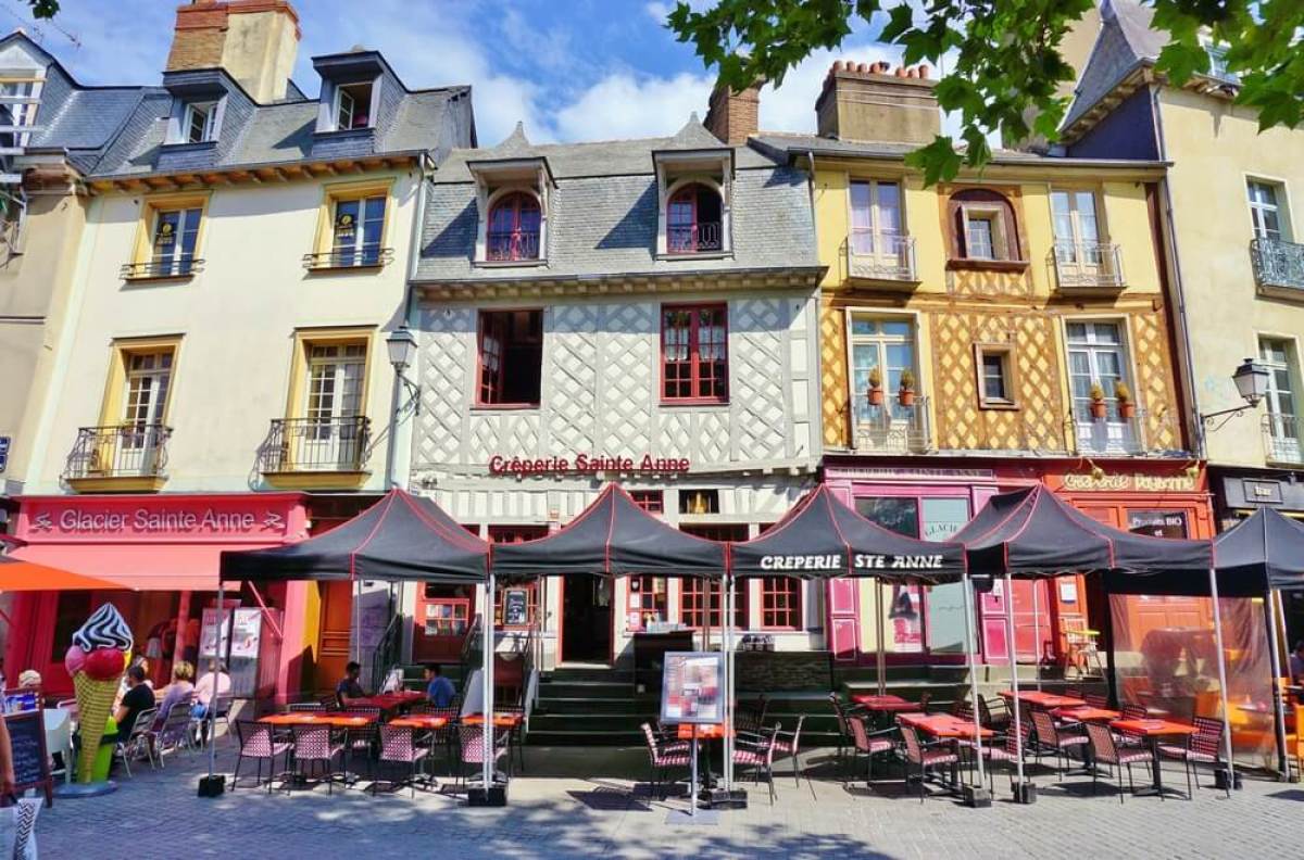 Le centre-ville de Rennes