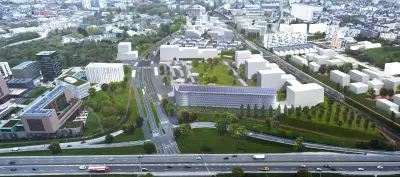 Actualité à Rennes - Halles en Commun à Rennes : un skatepark en éclaireur des futurs logements