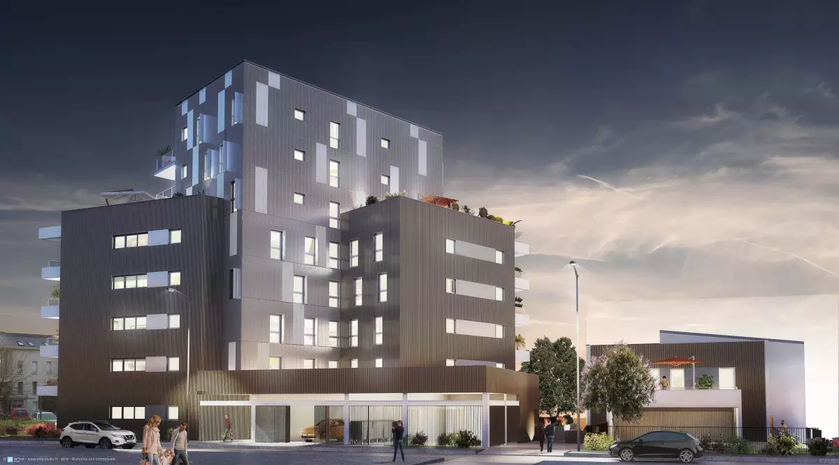 Programme neuf Symbioz : Appartements neufs à Bourg-l'Évesque - la Touche - Moulin du Comte référence 4173, aperçu n°5