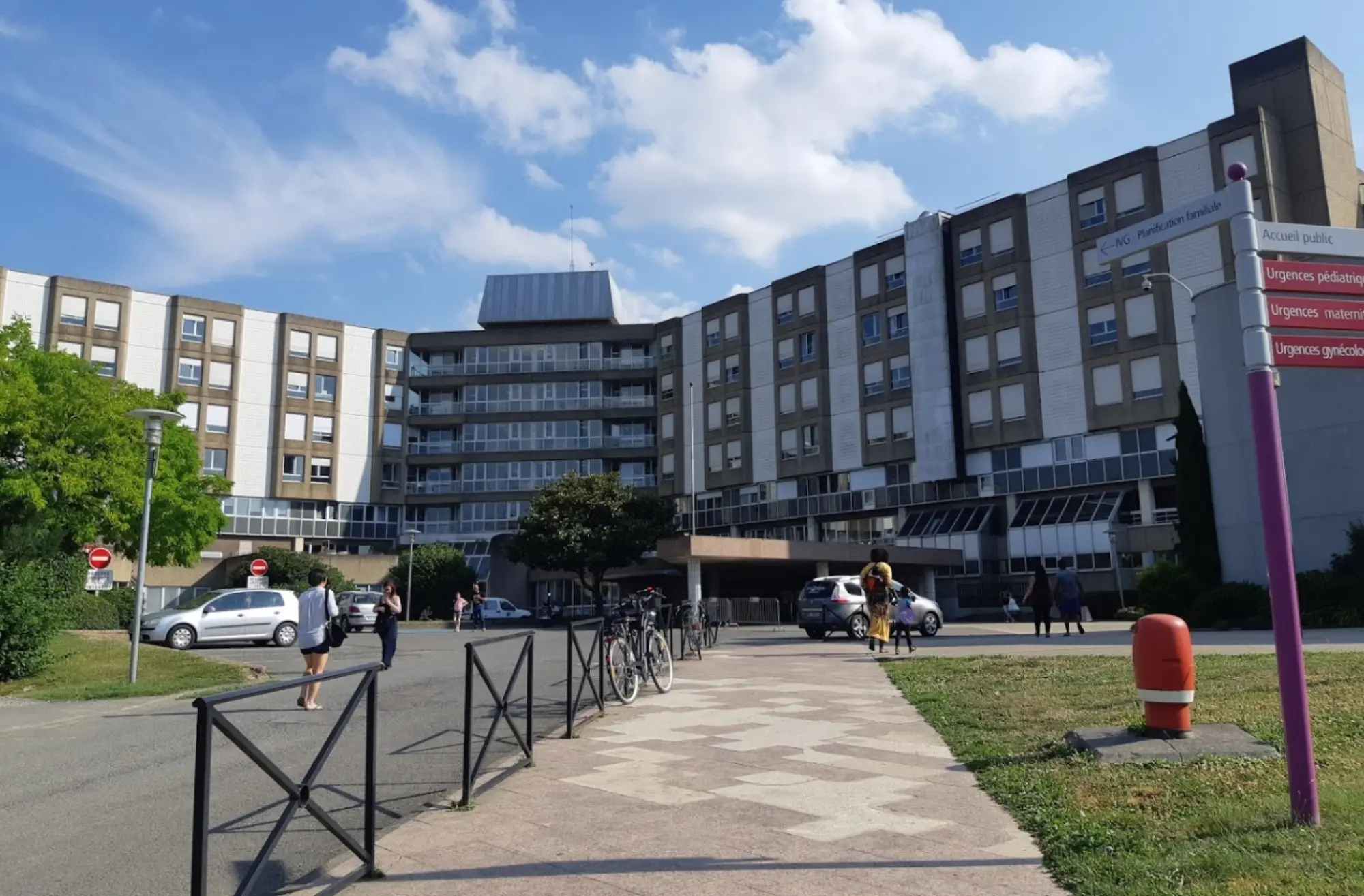 Le CHU de Rennes situé dans le quartier du Blosne