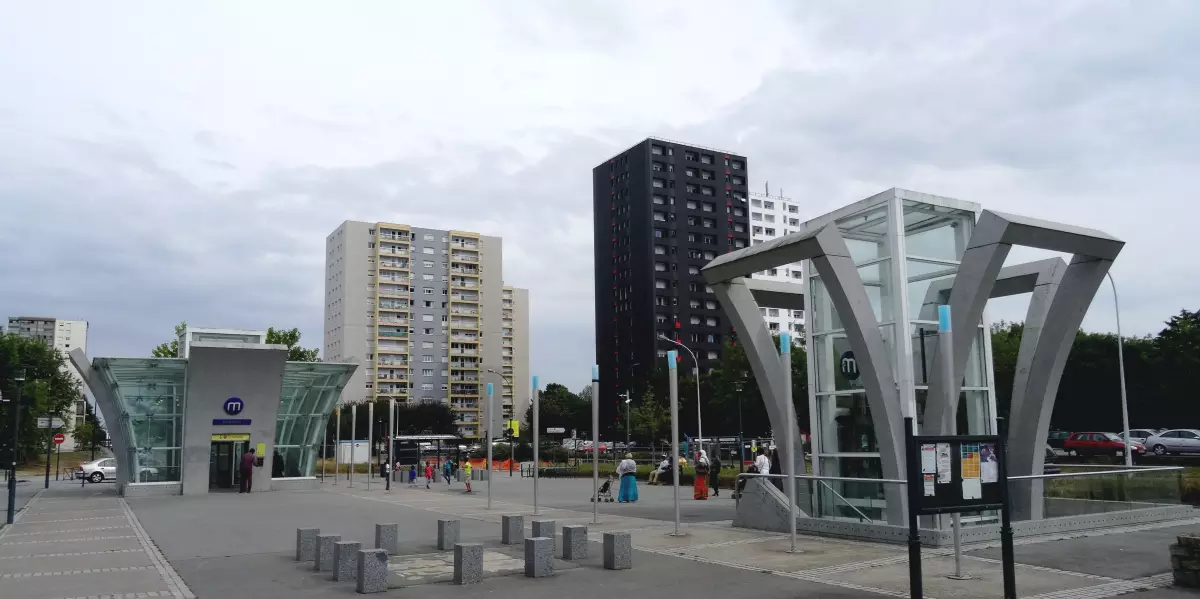 Réaménagement urbain au coeur du quartier du Blosne