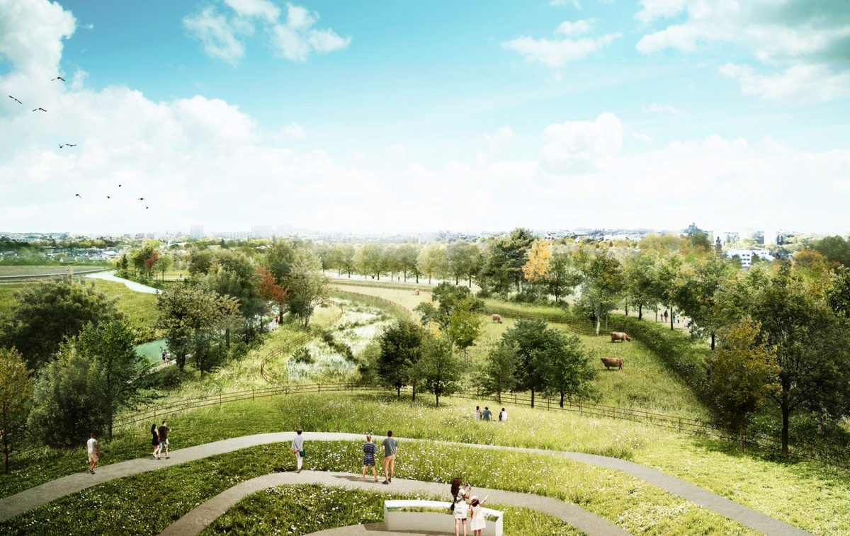 Le parc des Prairies Saint Martin, nouveau poumon rennais