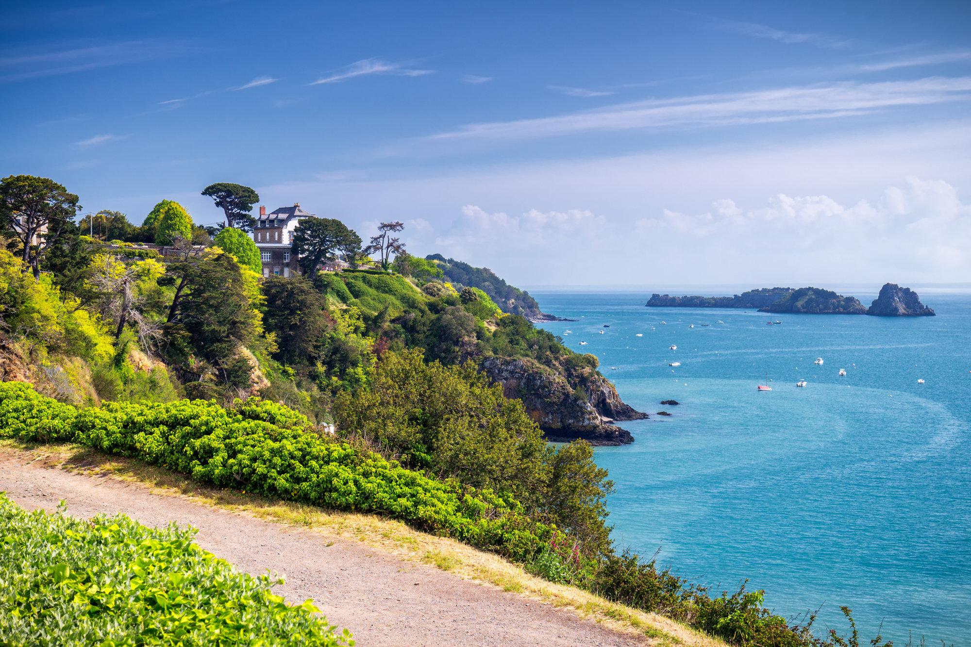 Vue de Cancale, à une heure au Nord de Rennes