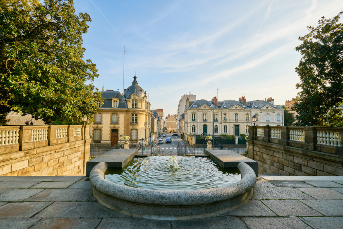 Entrée du parc de Thabor à Rennes