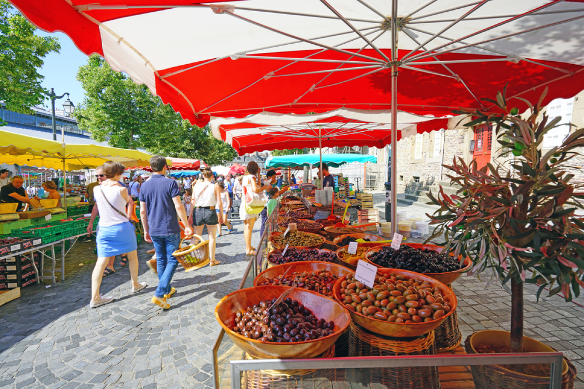 Le marché des Lices à Rennes