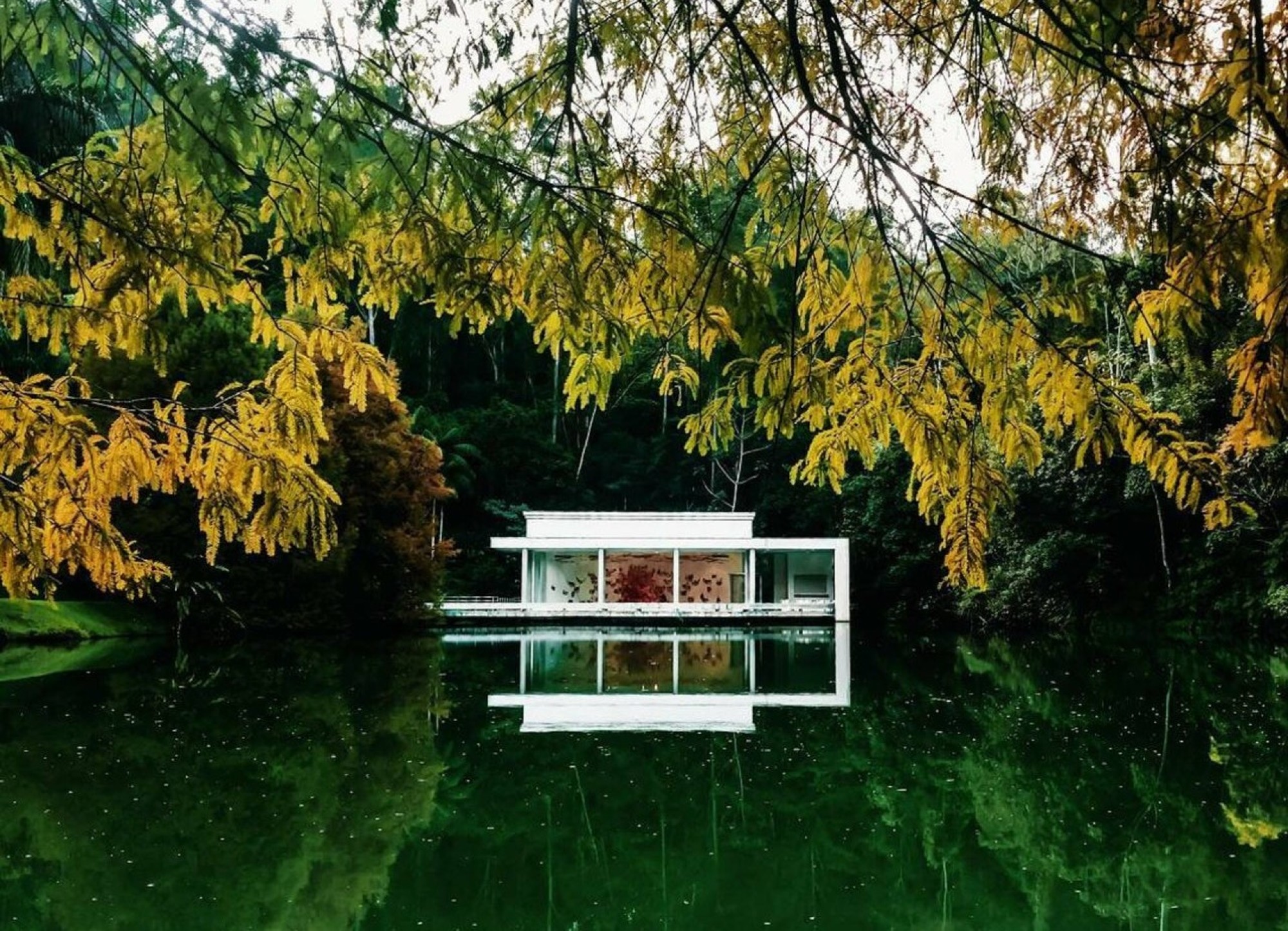 Une maison sur l'eau au Brésil