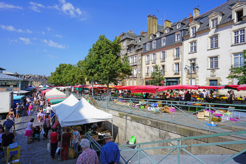 Loyers à Rennes - Le marché des Lices à Rennes