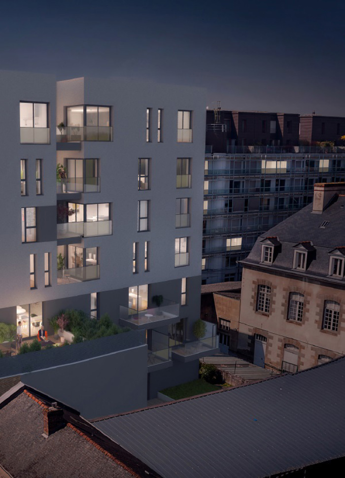 Appartements neufs Cleunay - Arsenal - Redon référence 5458 : aperçu n°2