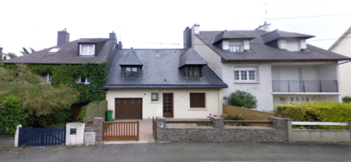 Une maison mitoyenne dans le quartier de Cleunay, à Rennes