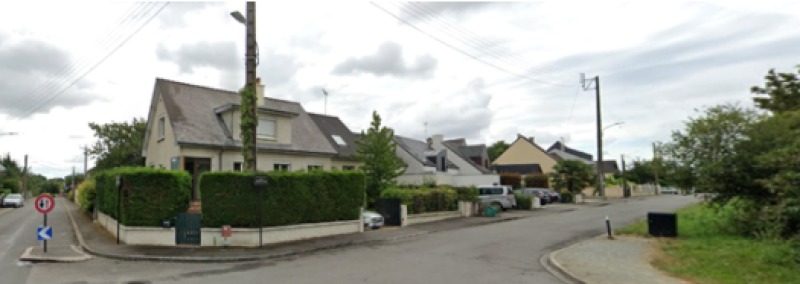 Des maisons avec jardin dans le centre-ville de Saint-Jacques-de-la-Lande