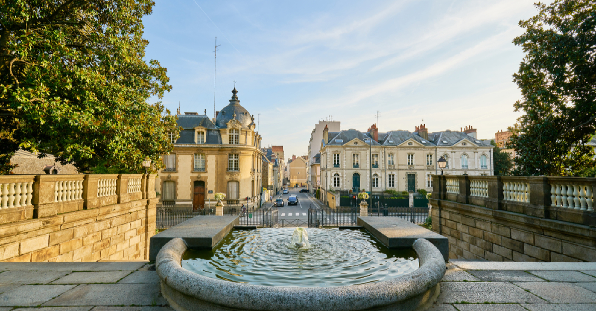 Entrée du parc Thabor à Rennes