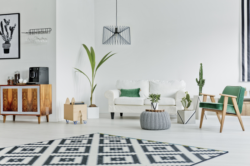 Loyers Pinel 2021 – Salon dans un appartement neuf