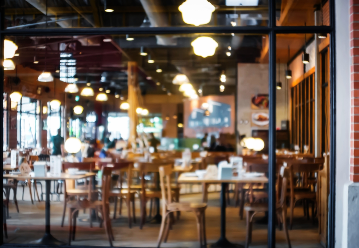 Legendre Immobilier – Vue intérieure d’un restaurant