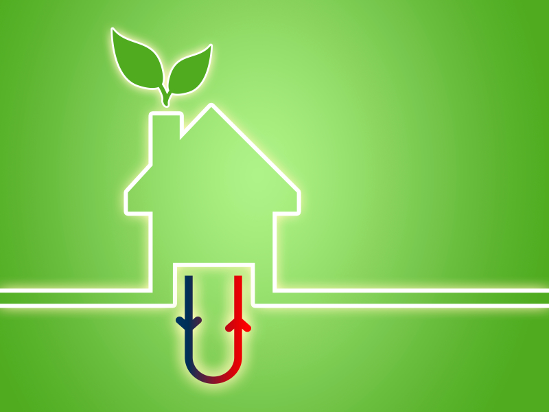  Immeuble écologique – Illustration d’un chauffage de maison par géothermie pour un habitat écologique