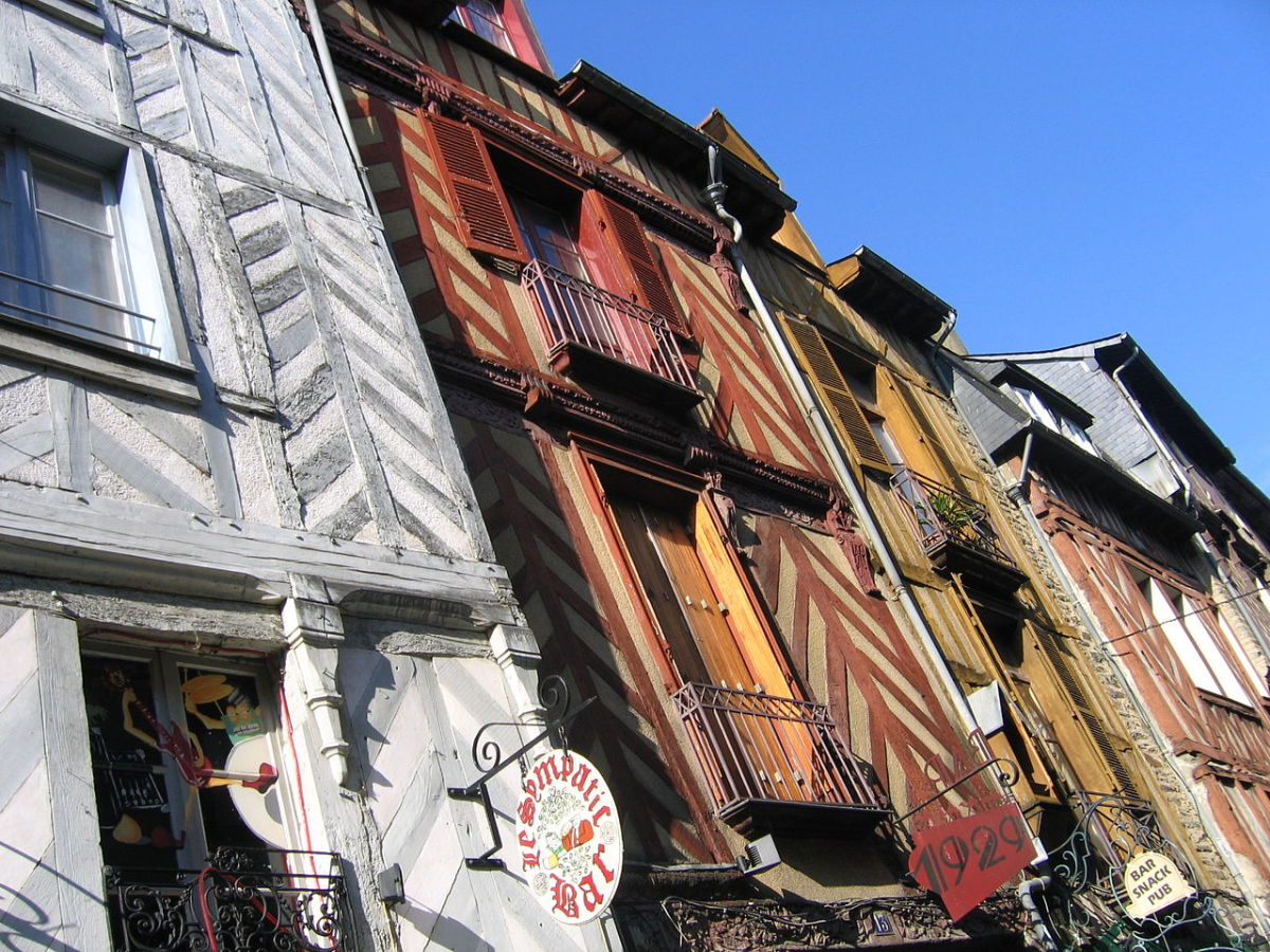 Histoire de Rennes - Les colombages de la rue Saint-Michel