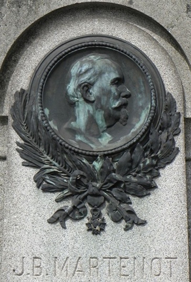 les personnalités rennaises - tombe de Jean Baptiste Martenot au cimetière Nord de Rennes