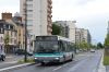 Transports en commun à Rennes - Bus derrière la place de la République et le Palais du Commerce à Rennes