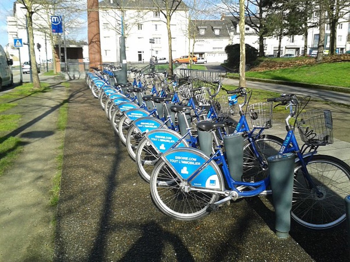 Transports en commun à Rennes - Station Vélo Star Henry Fréville à Rennes