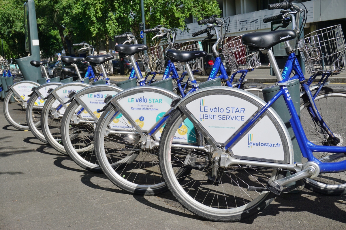 Rennes la Janais – Des vélos en libre-service à Rennes