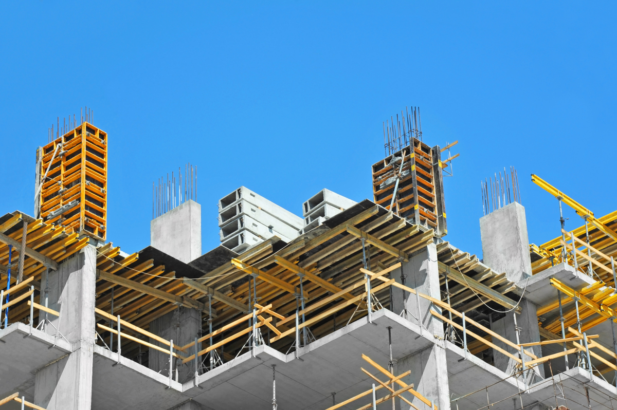  collège Sainte-Thérèse à Rennes – chantier de construction