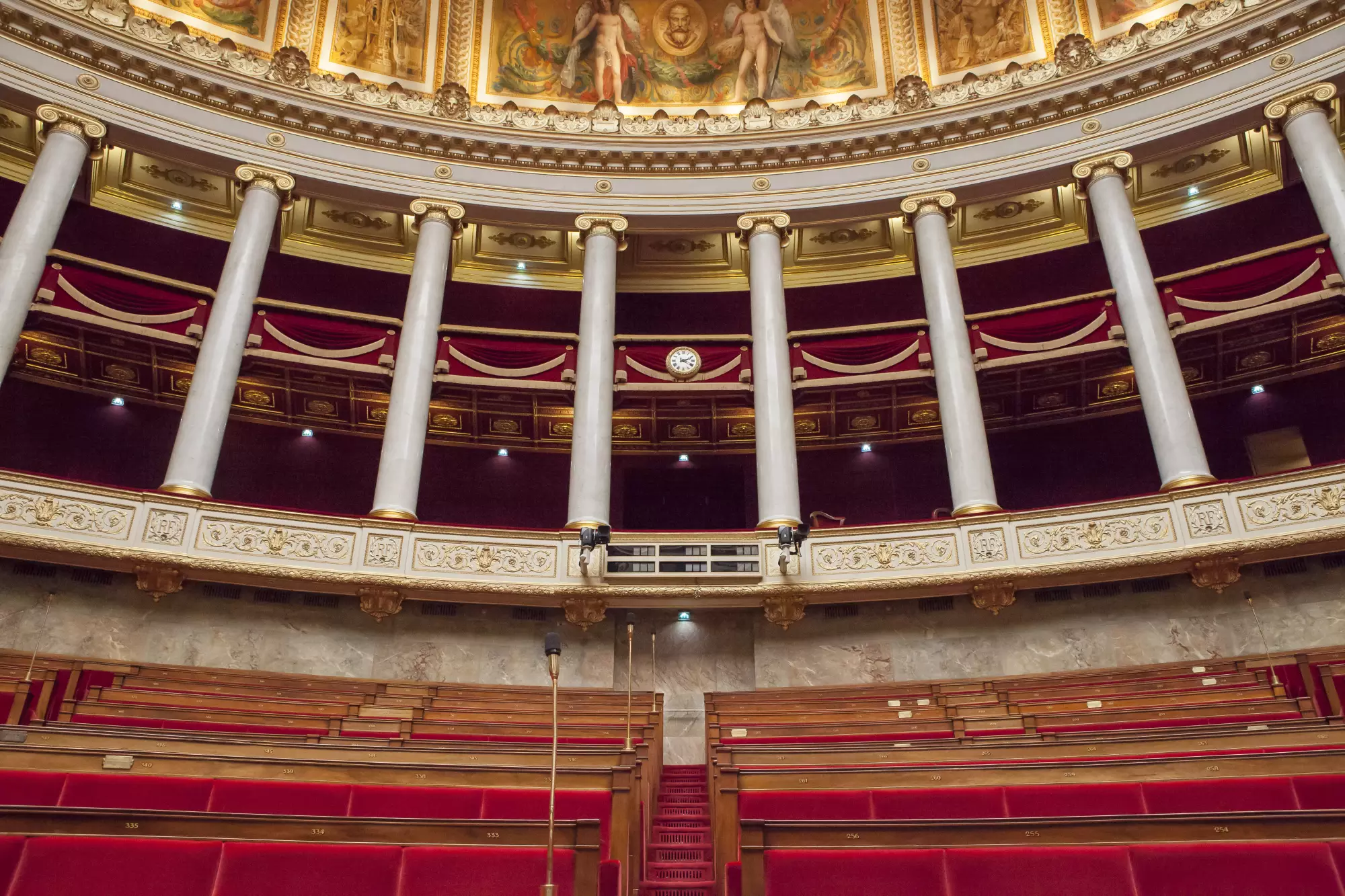 L'hémicycle de l'Assemblée nationale