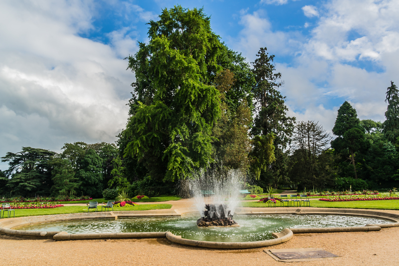 Végétalisation à Rennes –Une fontaine du parc Thabor