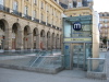 Ligne B du métro à Rennes - Entrée de la station République sur la ligne A