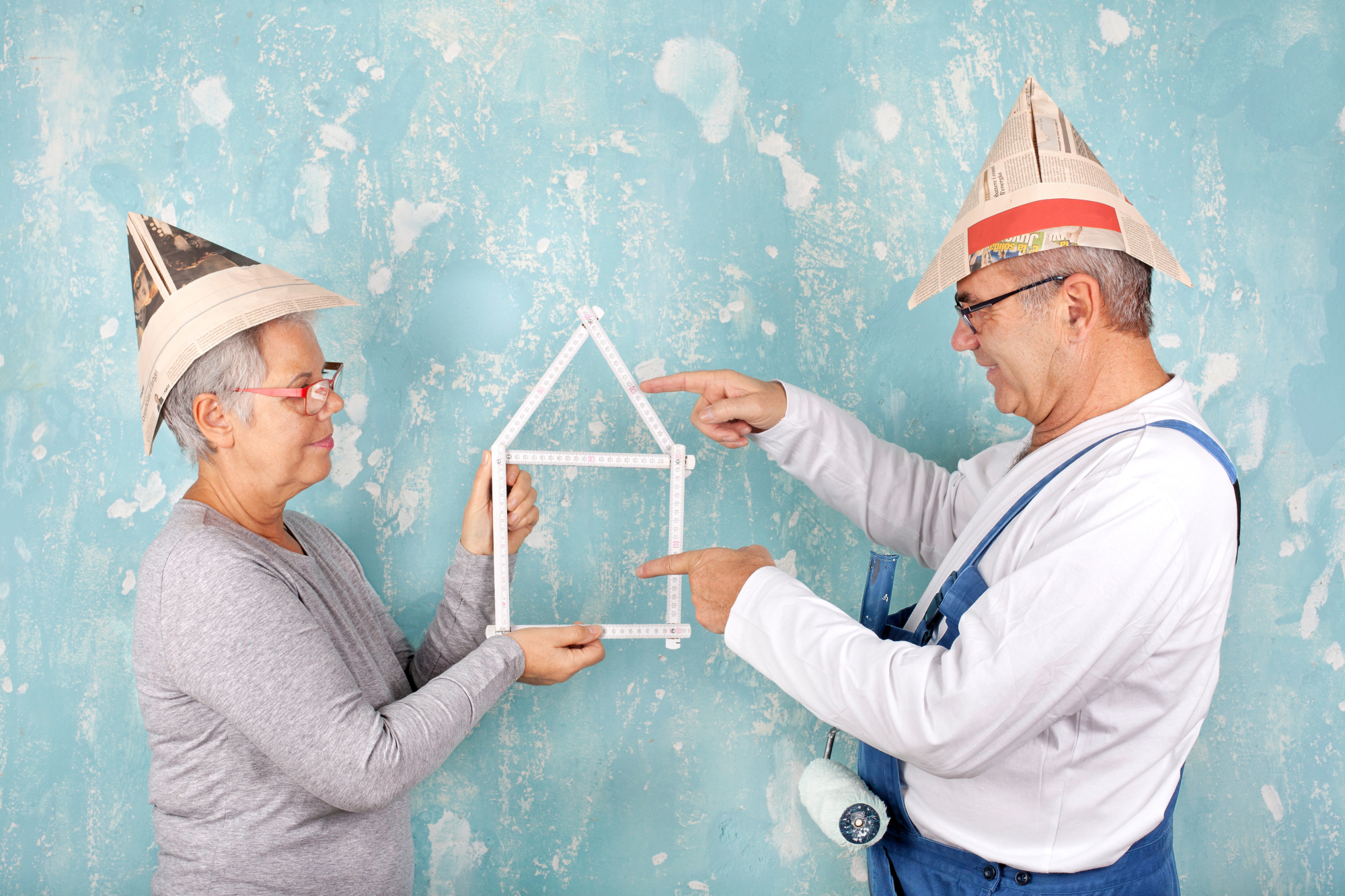 couple imaginant sa maison