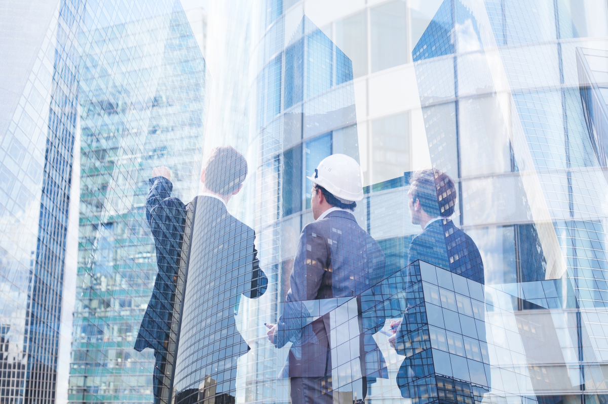 zone activité rennes – hommes d’affaires chantier immeuble