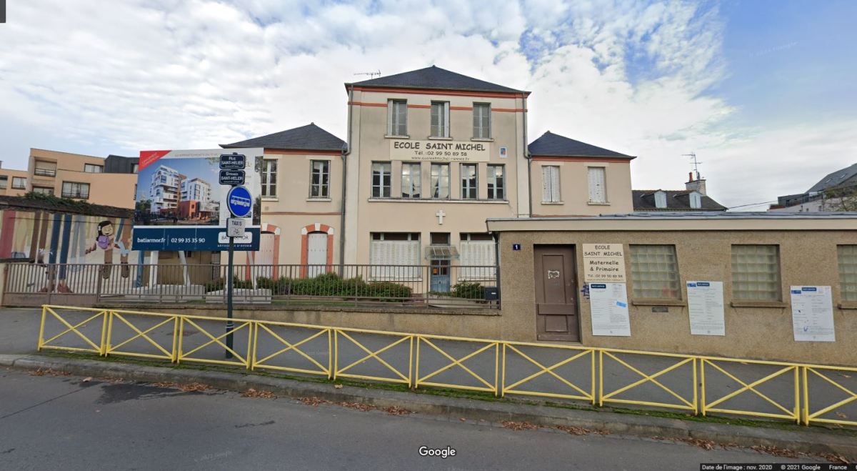 l'ancienne école primaire saint-michel sera renouvelée tandis que la maternelle sera reconstruite quartier saint-hélier rennes - l'école saint-michel à Rennes, au coeur d'un projet urbain de reconstruction et d'aménagement