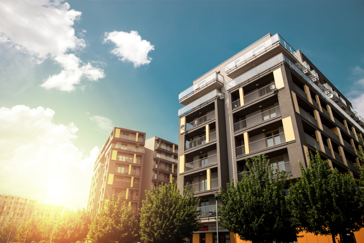 Le marché de l’immobilier neuf à Rennes se porte bien Immobilier Rennes – vue sur une résidence moderne et neuve