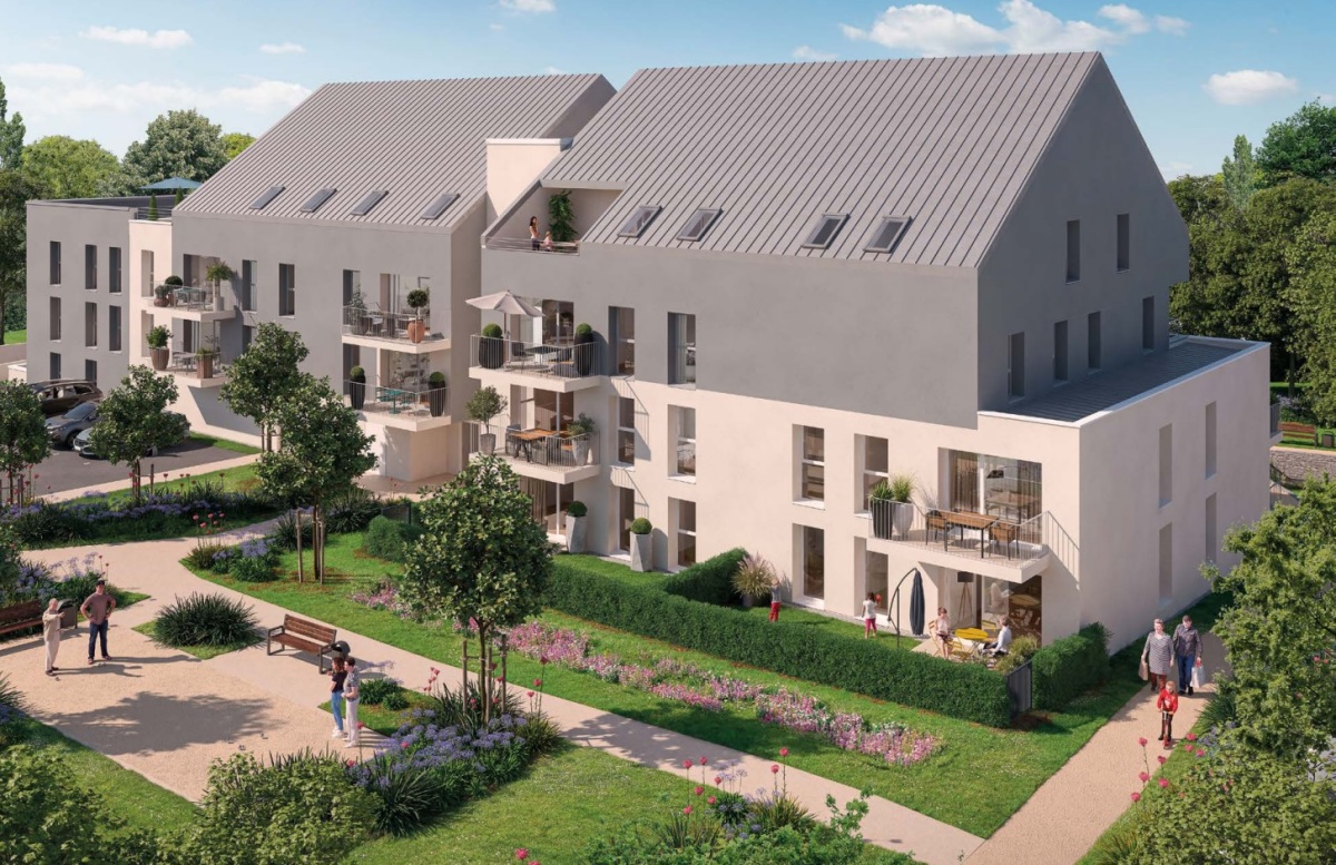 Programme neuf Riva Parc : Appartements neufs à Vezin-le-Coquet référence 6011, aperçu n°2