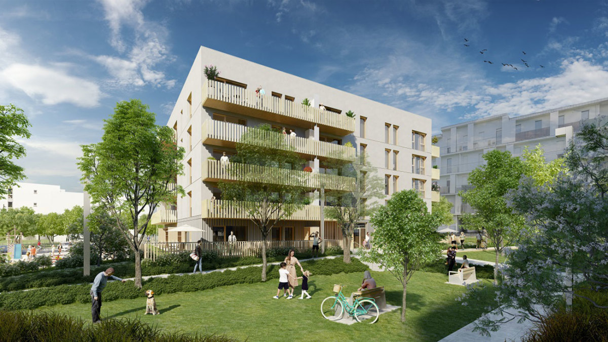 Programme neuf Kanopy : Appartements neufs à Saint-Jacques-de-la-Lande référence 6208, aperçu n°3