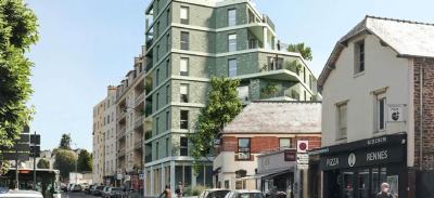 Programme neuf Le Jade : Appartements Neufs Rennes : Thabor – Saint-Hélier - Alphonse Guérin référence 6242