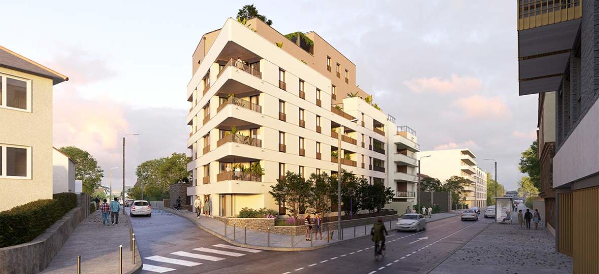 Programme neuf 22 Mermoz : Appartements neufs à Sud-Gare référence 6263, aperçu n°0