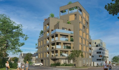 Programme neuf Trendy : Appartements Neufs Rennes : Jeanne d'Arc - Longs-Champs - Atalante Beaulieu référence 6362