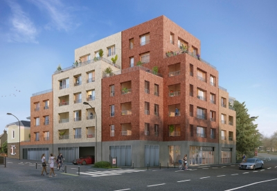 Programme neuf Kalia : Appartements Neufs Rennes : Nord Saint-Martin référence 6399