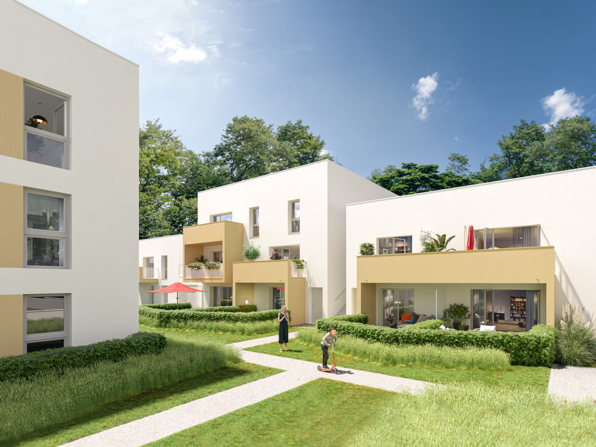 Programme neuf Millesens : Appartements neufs à La Chapelle-des-Fougeretz référence 6503, aperçu n°2