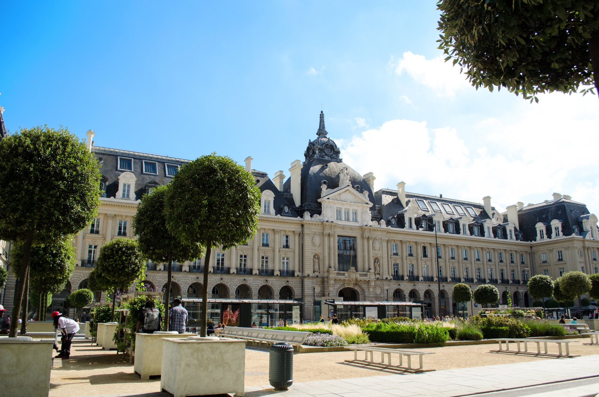 La place de la République à Rennes