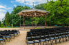 Le Kiosque à musique octogonal de l'architecte municipal Jean-Baptiste Martenot