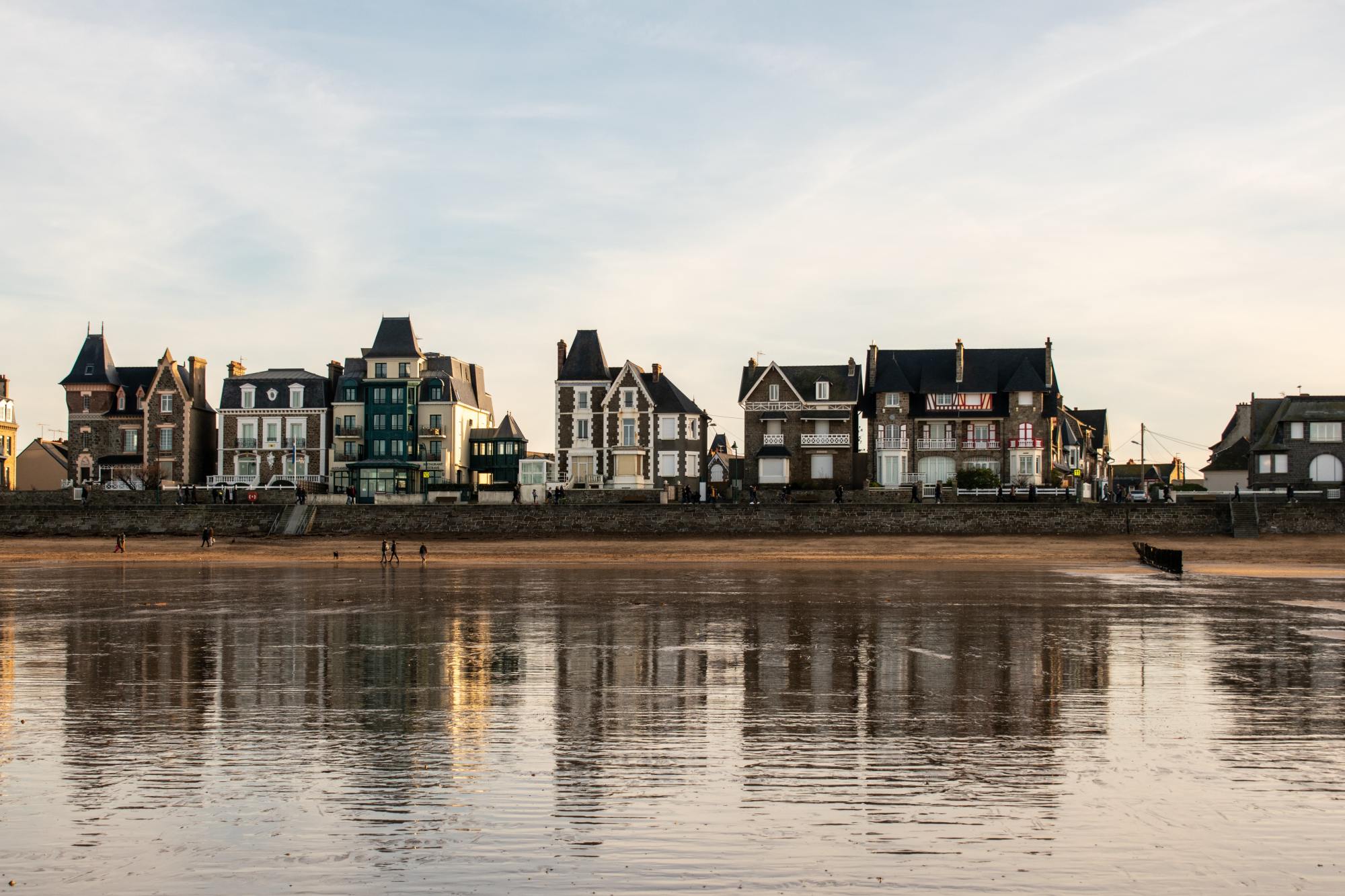 Vue sur le front de mer